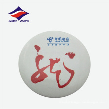Logotipo de impressão em roda personalizado emblema de lata da empresa, fabricado em Guangdong